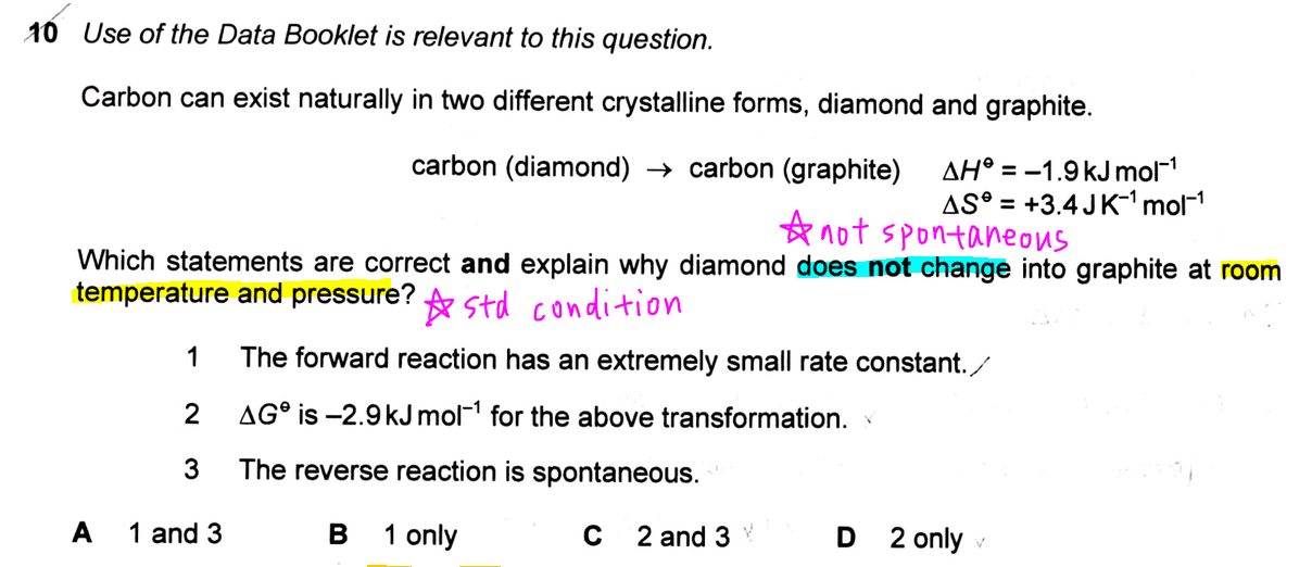 2017 A Level H2 Chemistry Paper 1 Question 10