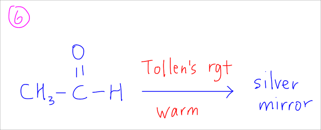 oxidation of aldehyde with tollens reagent