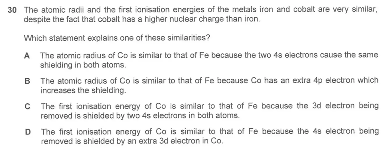 2022 p1 30 question