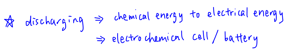 polarity electrode rechargeable discharging energy conversion