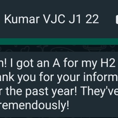 Kalkin Kumar, VJC, 2022/23