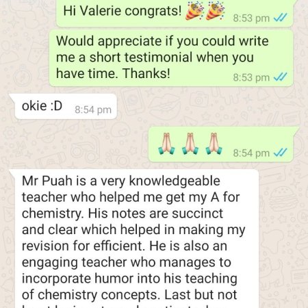 Valerie Teo, HCI, 2018/19