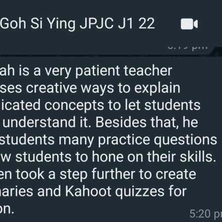 Goh Si Ying, JPJC, 2022/23