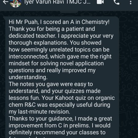 Iyer Varun Ravi, TMJC, 2022/23