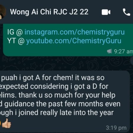 Wong Ai Chi, RJC, 2021/22